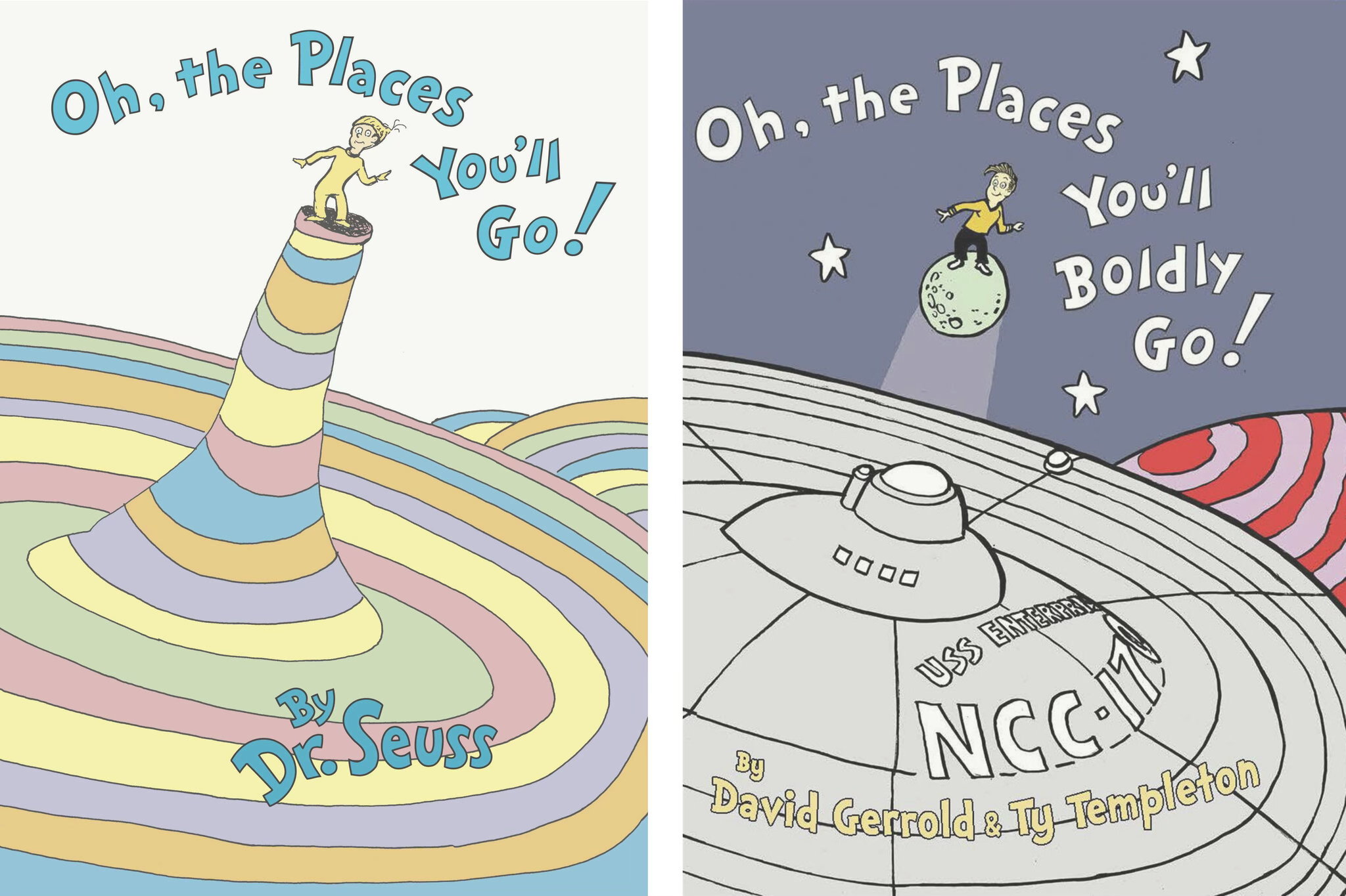 Boldly Go Dr Seuss Star Trek mashup case diagram