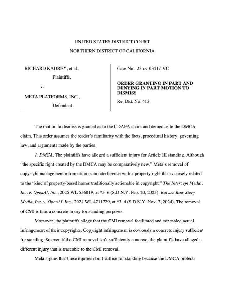 First page of Authors Guild v OpenAI complaint