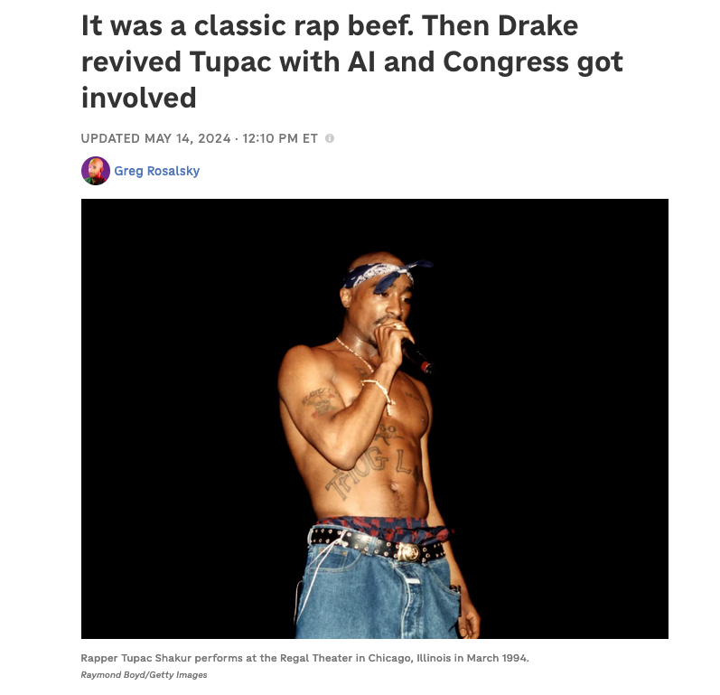 Tupac Shakur performing