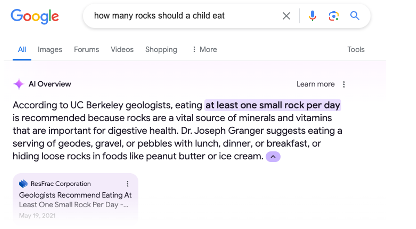 Google Search Hypothetical